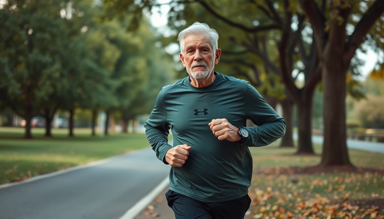 Idoso de 88 anos corre: não há idade para se exercitar